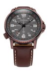 THORTON Kalf Brown Leather Strap