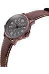 THORTON Kalf Brown Leather Strap