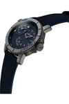 THORTON Horik Dual Time Blue Leather Strap