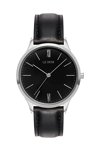 LEDOM Classic Black Leather Strap