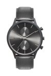 LEDOM Prime Chronograph Grey Leather Strap