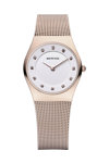 BERING Classic Swarovski Rose Gold Stainless Steel Bracelet