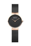 BERING Classic Black Stainless Steel Bracelet