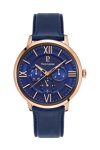 PIERRE LANNIER Gents Blue Leather Strap