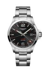 LONGINES Conquest V.H.P GMT Silver Stainless Steel Bracelet