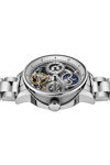 INGERSOLL Jazz Automatic Dual Time Silver Stainless Steel Bracelet