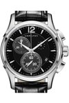 HAMILTON Jazzmaster Chronograph Black Leather Strap