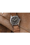 HAMILTON Khaki Field Brown Leather Strap