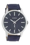 OOZOO Timepieces Blue Leather Strap