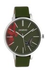 OOZOO Timepieces Limited Green Leather Strap