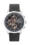 PIERRE CARDIN Champerret Grey Leather Strap