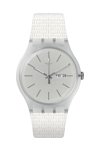 SWATCH Bricablank White Silicone Strap