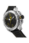 CATERPILLAR Construct Black Leather Strap