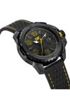 CATERPILLAR Construct Black Leather Strap