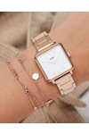 CLUSE La Tetragone Rose Gold Stainless Steel Bracelet