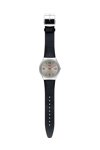 SWATCH Skinmetal Black Leather Strap