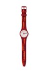 SWATCH Red Flame Two Tone Silicone Strap