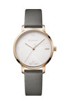 WENGER Metropolitan Donnissima Crystals Grey Leather Strap