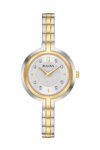 BULOVA Diamond Collection Rhapsody Two Tone Stainless Steel Bracelet