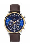 PIERRE LANNIER Capital Chronograph Brown Leather Strap