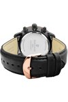 PIERRE LANNIER Impulsion Chronograph Black Leather Strap