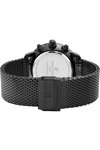 PIERRE LANNIER Impulsion Chronograph Black Stainless Steel Bracelet