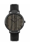 PIERRE LANNIER Nature Black Leather Strap