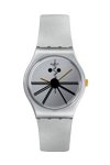 SWATCH Cheese Squeak Squeak Grey Silicone Strap