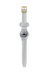 SWATCH Cheese Squeak Squeak Grey Silicone Strap