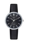 GO Ladies Black Leather Strap