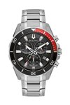 BULOVA Sport Collection Chronograph Silver Stainless Steel Bracelet