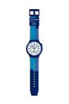 SWATCH BB AI Blue Silicone Strap