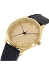 TED BAKER Manhatt Black Leather Strap