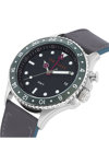 TED BAKER Oldfash GMT Grey Leather Strap