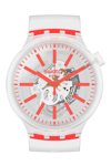 SWATCH Oranginjelly White Silicone Strap