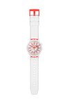 SWATCH Oranginjelly White Silicone Strap