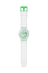 SWATCH Greeninjelly White Silicone Strap