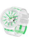 SWATCH Greeninjelly White Silicone Strap