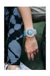 SWATCH Blueinjelly White Silicone Strap