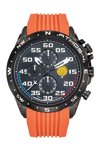 PATROUILLE DE FRANCE Athos 4 Chronograph Orange Silicone Strap