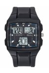 TEKDAY Mens Black Plastic Strap