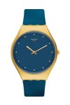 SWATCH Ocean Skin Blue Silicone Strap