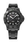 WENGER Seaforce Black Stainless Steel Bracelet