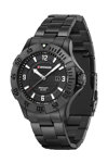 WENGER Seaforce Black Stainless Steel Bracelet