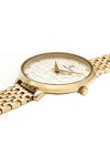 PIERRE LANNIER Eolia Crystals Gold Stainless Steel Bracelet