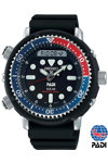 SEIKO Prospex Divers PADI Solar Black Silicone Strap