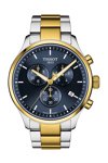 TISSOT Chrono XL Chronograph Two Tone Stainless Steel Bracelet