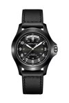 HAMILTON Khaki Field King Automatic Black Leather Strap