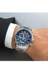 CITIZEN Eco-Drive RadioControlled Chronograph Silver Stainless Steel Bracelet