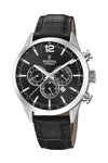 FESTINA Timeless Chronograph Black Leather Strap